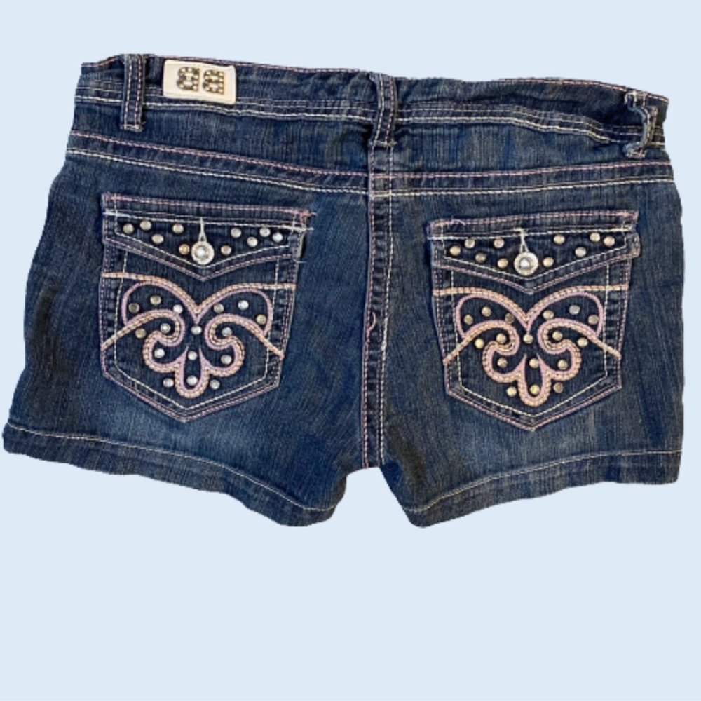 B.B Jeans dark blue size 13 embroidered pockets